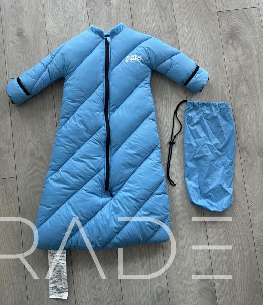 Blue Camping Kids' Sleeping bag with Carrying Bag