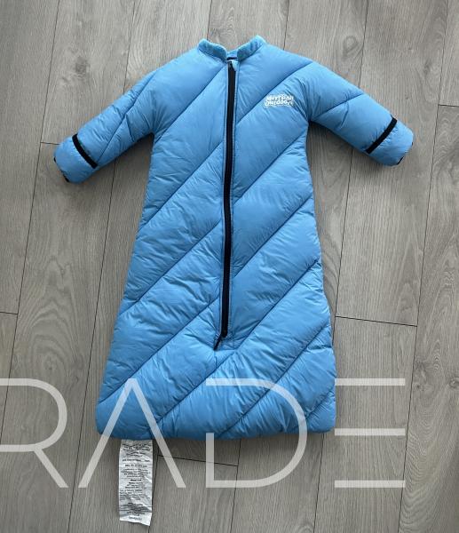 Blue Camping Kids' Sleeping bag with Carrying Bag