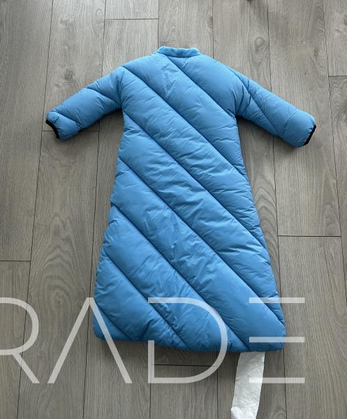 Blue Camping Kids' Sleeping bag with Carrying Bag