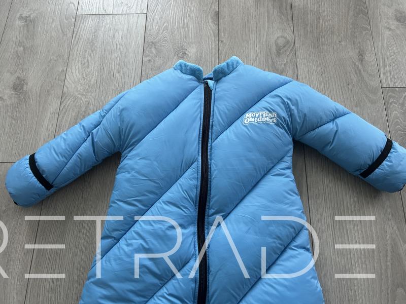 Blue Camping Kids' Sleeping bag with Carrying Bag